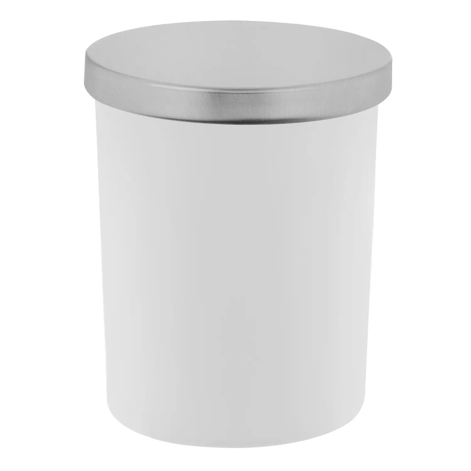 Recipient din sticlă pentru lumânări Alb Mat 200 ml - imagine 4